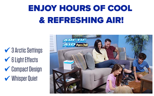 Enjoy hours of cool and refreshing air