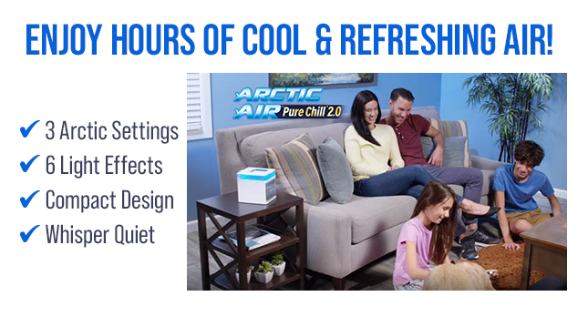 Arctic Air® Pocket Chill - Personal Air Cooler Fits in Your Pocket! Enjoy  Cool, Refreshing Air…ANYwhere!